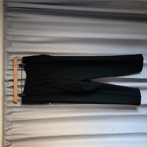 NWT Zara Gold Button Detail Pants - Picture 2 of 5